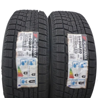 2 x YOKOHAMA 185/55 R16 83Q Ice Guard iG60 Winterreifen  2018 UNGEBRAUCHTE - Bild 1 von 4
