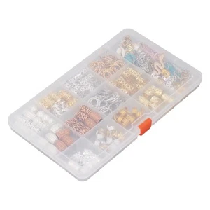 Haarperlen Schmuck Dreadlocks Perlen Schmuck Zöpfe Ringe Haarschmuck Anh SAL - Bild 1 von 22