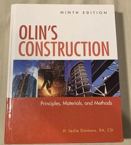 Olin's Construction : Principles, Materials, and Methods by H. Leslie Simmons... - Imagen 1 de 4