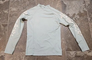 Spicy Tuna Kids Collection Long Sleeve Rash Guard Swim Top Light Blue Size Small - Picture 1 of 9
