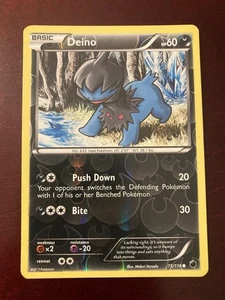 Deino 75/116 Black & White Plasma Freeze Reverse Holo Pokémon TCG Karte - Bild 1 von 2