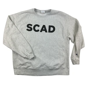 Vintage Champion Reverse Weave Sweatshirt Gr. XL SCAD College grau 90er Art Dance - Bild 1 von 17