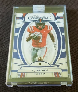 Belleza! Panini Flawless Collegiate #28 2023 - A.J. MARRÓN - ZAFIRO /20 - Sellado - Imagen 1 de 5