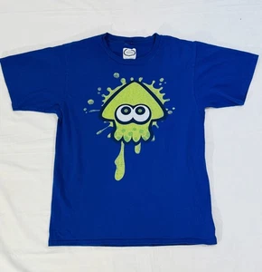 Nintendo Splatoon Shirt Herren Large blau grün Inkling Squid Grafik Gamer Tee - Bild 1 von 5