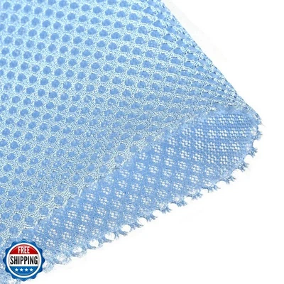 uxcell Sky Blue Speaker Mesh Grill Cloth (not Cane Webbing) Stereo Box Fabric - Image 1 of 4