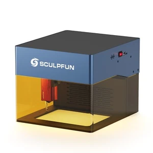 Sculpfun iCube ProMax 10W Laser Gravierer | Rauchfilter | Temp-Alarm | 120x120mm - Bild 1 von 23