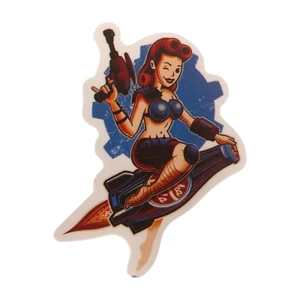 Nuka-Cola Rocket Pin-Up 'Fallout' Sticker - Picture 1 of 1