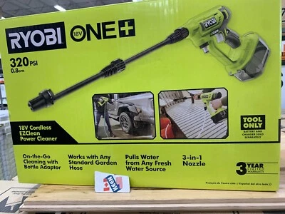 RYOBI CANADA 18V 320 PSI 0.8 GPM Cold Water Cordless Power Cleaner (Tool Only) - Image 1 of 4