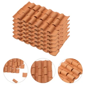 120pcs For Garden Diy Miniature Roof Tiles Simulated Small Roof Tiles - Picture 1 of 12