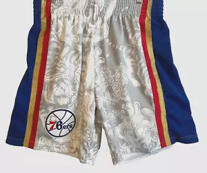 MITCHELL & NESS SIXERS 76ers SWINGMAN SHORTS HARDWOOD CLASSICS NBA MSRP $125 NWT - Picture 1 of 9