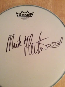 SIGNED - Mick Fleetwood "Mac" Drumhead 12" + Pic - Picture 1 of 8