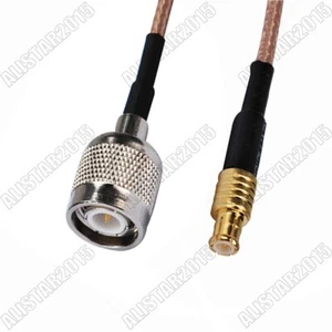MCX Male to TNC Male Plug Extension Pigtail RF Coax Cable RG316 15cm - Picture 1 of 3