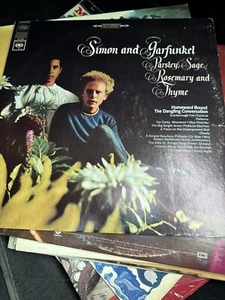 SIMON AND GARFUNKEL PARSLEY SAGE ROSEMERRY AND THYME VINYL LP VG - Picture 1 of 2