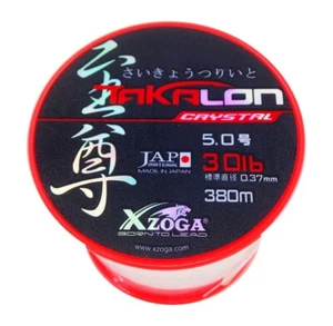 Xzoga Takalon Crystal Clear Monofilament 30lb/650m Nylon Fishing Line 0.37 Japan - Picture 1 of 2