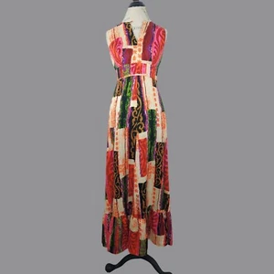 Vintage Hawaiian Maxi Dress X Small - Picture 1 of 8