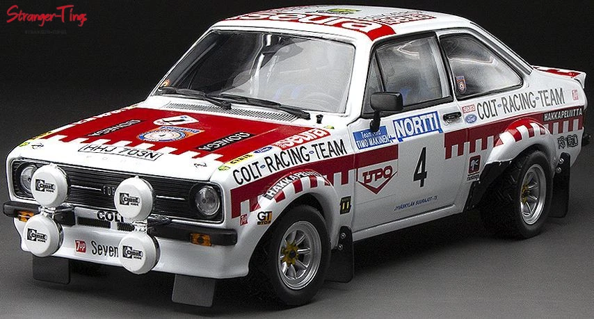 Sunstar 4856 1/18 Ford Escort RS1800 4 T.Makinen 1975 Lakes Rally Ltd 996pcs - Image 1 of 1