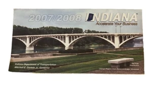 a…2007-2008 Indiana State Highway Travel Road Map - Picture 1 of 1