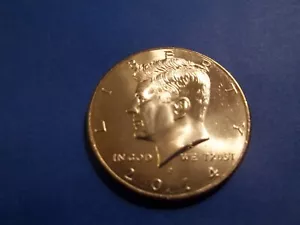 2014 P como nuevo medio dólar Kennedy de rollo como nuevo sin salida - Imagen 1 de 1