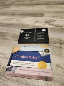 Curious Baby Award Winning 40+ Activities (0-12 Months) Book Cards High Contrast - Picture 1 of 4