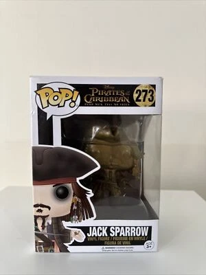 Jack Sparrow Disney Pirates Of The Caribbean Gold Pop Vinyl 273 - image 1 of 4