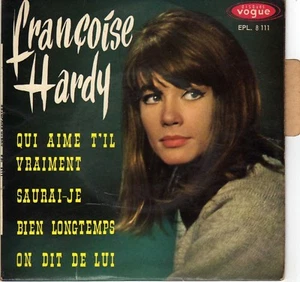 FRANCOISE HARDY QUI AIME-T-IL VRAIMENT FRENCH ORIG EP MARCEL HENDRIX - Bild 1 von 1