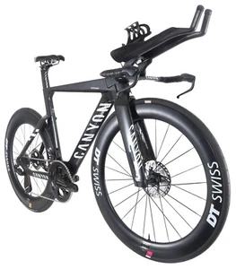 Canyon Speedmax CFR Disc Di2 2x 12s Carbon Tri Bike SMALL Dura-Ace Power Meter - Picture 1 of 19