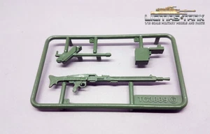 MG-3 Turmlafette Kunststoff unlackiert für Leopard Panzer 1:16 Torro Taigen 2A6 - Bild 1 von 1