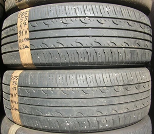 205/55 R17  91V  2x  KUMHO  Solus KH25 - pneumatici Estivi usati  4,5mm - Foto 1 di 2