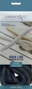 Cordcraft Dockline Doppia Treccia Nylon (3/8X10, Navy) - Foto 1 di 1
