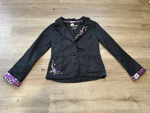 Vintage Nickelodeon iCarly TV Memorabilia Blazer Coat Jacket Girls Size 10/12 - Picture 1 of 9