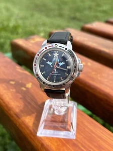 Vintage Vostok Komandirskie Watch Soviet USSR Retro Mechanical Wristwatch 1980s - Picture 1 of 21