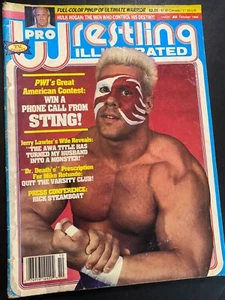 Pro Wrestling Illustrated (Sting & Hulk Hogan) - October 1988 - Picture 1 of 2