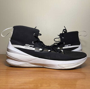 Under Armour Curry 3 Zero II Sample Black White Size 19.5 Sneakers 3020613-001