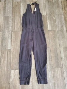 Cloth & Stone Anthropologie Romper Dark Gray Tencel Size XS - Picture 1 of 8