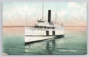 Steamer Jt Morse Postcard - Picture 1 of 2