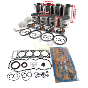 Kit de reconstrucción de revisión de motor 4M40 4M40TD para Mitsubishi CAT 307B Sumitomo SH60 - Imagen 1 de 12