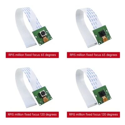 MARKENLOS Raspberry Pi 4B Kamera 5 Millionen OV5647 HD Kameramodul Festfokus/Autofokus