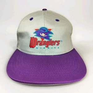 RARE Vintage Wichita Wrangler Minor League Baseball Snapback Hat Made in Taiwan - Picture 1 of 9