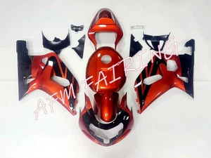 Burnt Orange Black ABS Injection Fairing Kit for GSXR600/750 2001-2003 /Tank - Picture 1 of 7