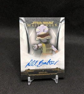2019 Topps Star Wars MASTERWORK Grevel /25 ON CARD AUTO GOLD SSP No. A-DBB 📈📈 - Picture 1 of 16
