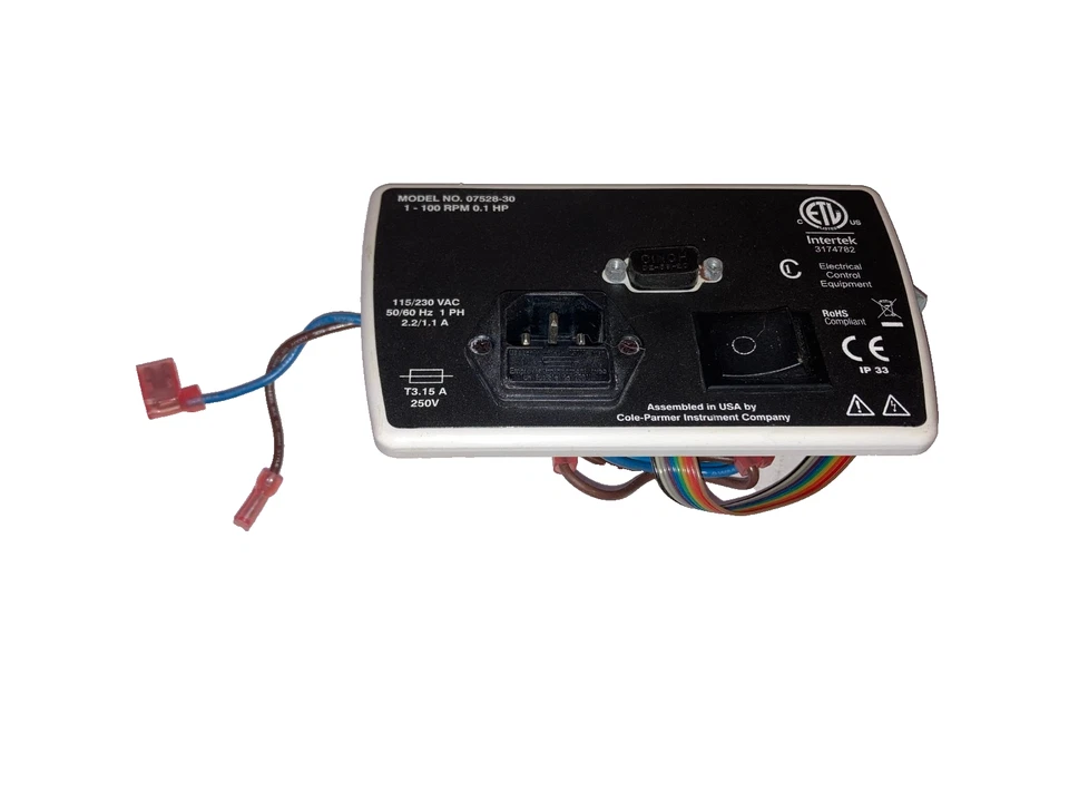 Fuente de alimentación y panel trasero de repuesto para MasterFlex L/S 7528-30 Foto 1 de 1