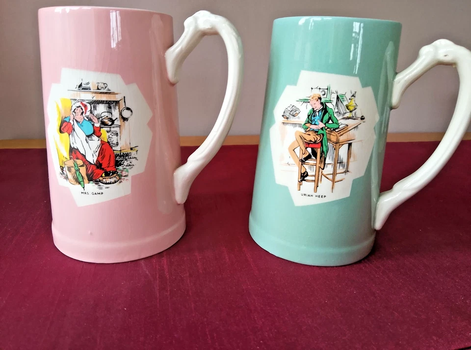  T G GREEN TWO BASS WORTHINGTON  DICKENSIAN CHARACTER TANKARDS - Image 1 of 4