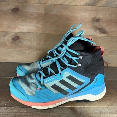 adidas terrex skychaser 2.0 womens size 8.5 shoes blue waterproof hiking boots - Image 1 of 4