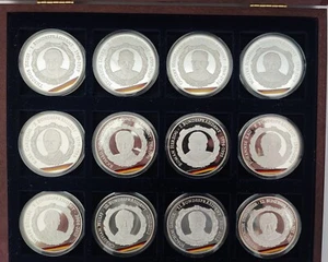 Die Präsidenten der Bundesrepublik Münzen - Medalliensatz - 12 BRD Münzen - Bild 1 von 10