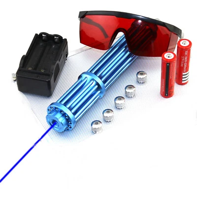 SKYLASER 1MW 450nm Blue Laser Pointer Adjustable Focus Pen Visible Beam Light