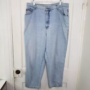 Vintage Gitano Denim High Rise Waist Baggy Skater Tapered Mom Jeans 36x28 22w - Picture 1 of 10