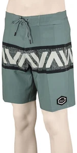 Short da tavola RVCA Oblow Tiki a fascia 18" - grigio - nuovi - Foto 1 di 1