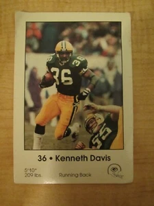 1986 Waukesha County Deputy Sheriffs Association Kenneth Davis Green Bay Packers - Picture 1 of 2
