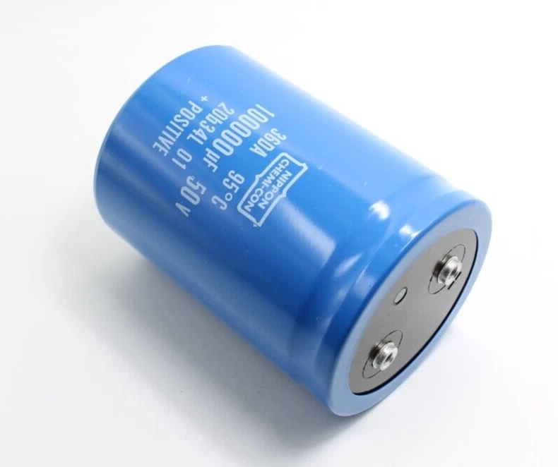 UNITED CHEMI-CON 100000uF 50V Large Can Electrolytic Capacitor 95C E36D500LPN104TEA5U 100,000