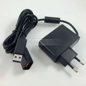 Fuente de alimentación de la UE adaptador cargador cable USB para Microsoft Xbox 360 sensor Kinect nuevo - Imagen 1 de 1
